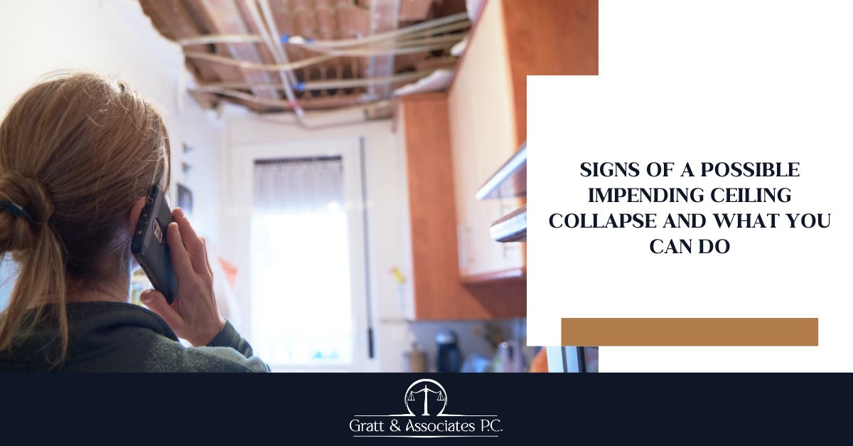 Signs of a Possible Impending Ceiling Collapse and What You Can Do